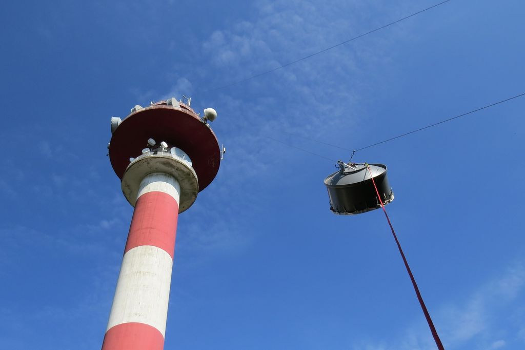 Das TWS Team bei der Arbeit in 110m.