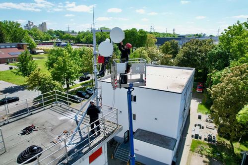 E-Band Richtfunk ODU für die Feuerwehr Paderborn