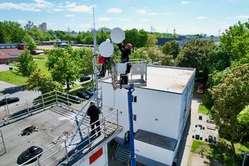 Das TWS Team bei der Arbeit in 110m.