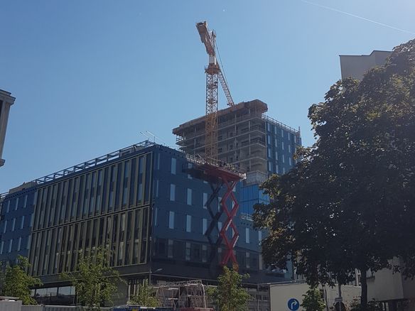 Baustelle Neues Technisches Rathaus Mannheim