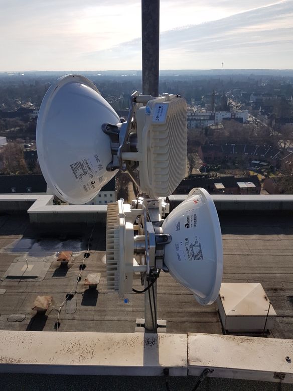 Eclipse mit ODU600v2, als Richtfunk Repeater