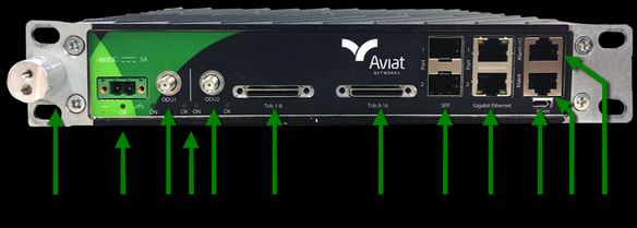 IDU CTR-8312 - Schnittstellen