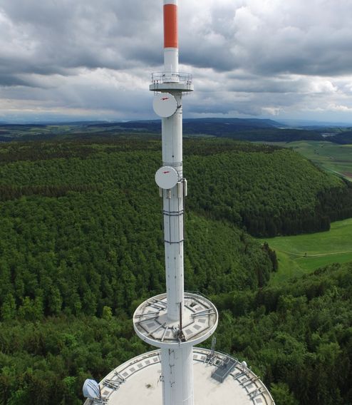 Richtfunk Space Diversity Installation mit Eclipse Indoorunit